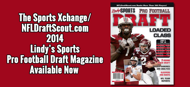 2014 Pro Football Draft magazine available